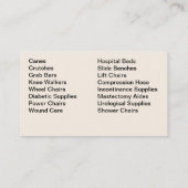 Medische Visitekaartjes (Achterkant)