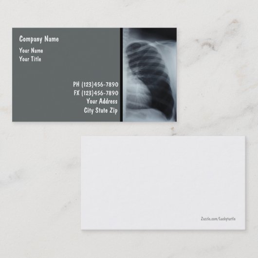 Medische Visitekaartjes (Voorkant / Achterkant)