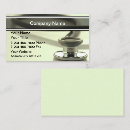 Medische Visitekaartjes (Voorkant / Achterkant)