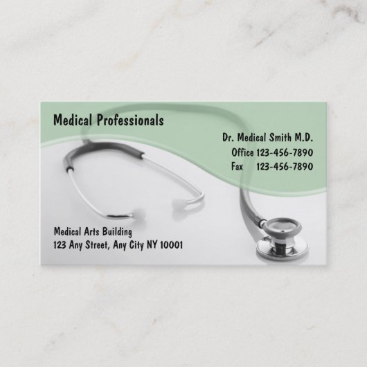 Medische Visitekaartjes (Voorkant)