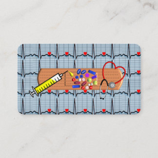 Medische Visitekaartjes EKG Strips
