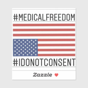 Medische vrijheid sticker