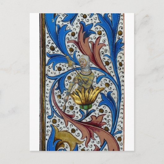 Medische vrouw die ronddraait met spindle en perso briefkaart (Voorkant)