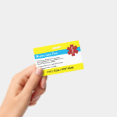 Medische waarschuwingskaart badge (Handheld)