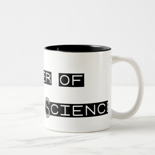 Medische wetenschappen tweekleurige koffiemok (Rechts)