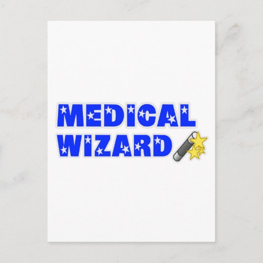 Medische wizard briefkaart (Voorkant)
