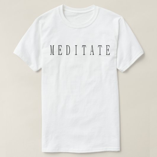 Meditaat T-shirt (Design voorkant)