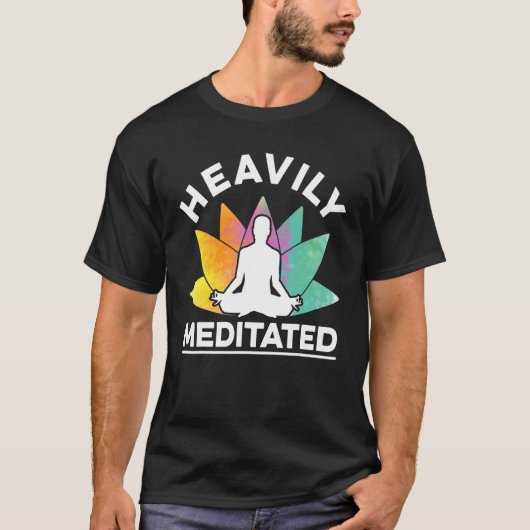 Meditate Meditate Relaxatie B T-shirt (Voorkant)