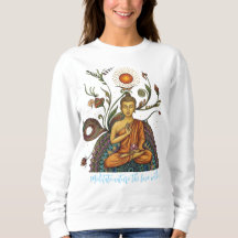 Meditate.nature Love binnen Grafische Sweatshirt
