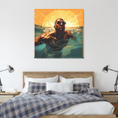 MEDITATIE #2 CANVAS AFDRUK (Insitu (Slaapkamer))