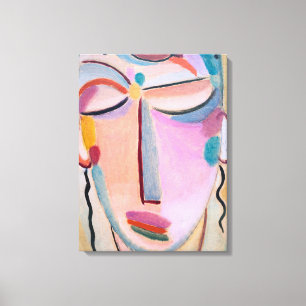Meditatie Alexej von Jawlensky Figuratieve Kunst Canvas Afdruk