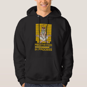 Meditatie bij procesgoeroesisme Yoga Pose Beer Hoodie