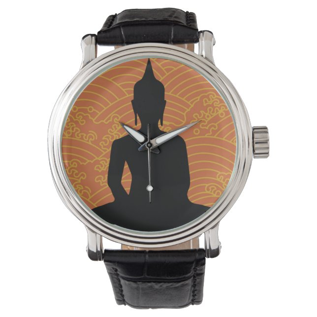 Meditatie Boeddha Horloge (Voorkant)