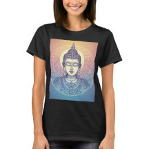 Meditatie Boeddha Mandala Kunst T-Shirt - Zen Gees