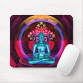 Meditatie Boeddha Mousepad Muismat (Met muis)