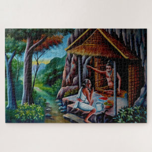 meditatie boeddha puzzel