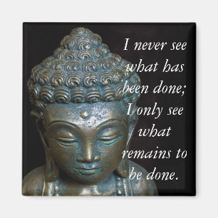 Meditatie Boeddha Quote.. Magneet