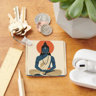 Meditatie Boeddha Sleutelhanger