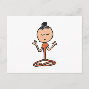 Meditatie boeddhist briefkaart