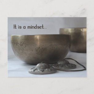 Meditatie Bowl, Singing Bowl, Zen Meditation Bowl Briefkaart