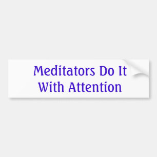 Meditatie Bumpersticker