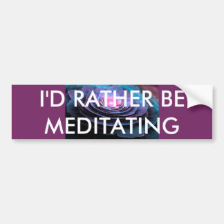 Meditatie bumpersticker
