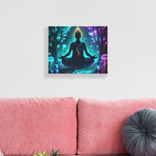 Meditatie Canvas Afdruk (Insitu (Woonkamer))