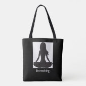 Meditatie Canvas tas (Achterkant)