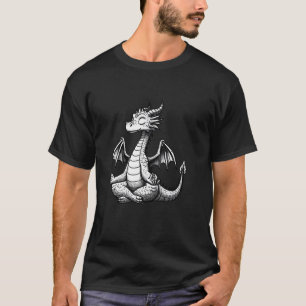 Meditatie Draak Yoga Houding Ontspannend Dier T-shirt