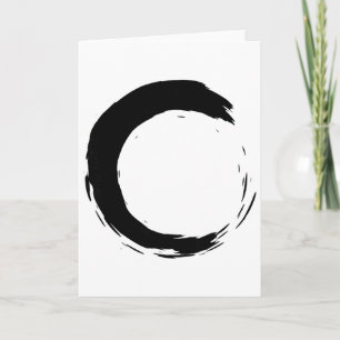 Meditatie Enso Cirkel Mindfulness Boeddha Boeddhis Kaart