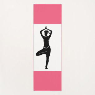 Meditatie-exercans evenwicht yogamat