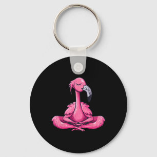Meditatie Flamingo Boeddhistische Zen Boeddha Yoga Sleutelhanger