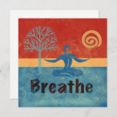 Meditatie Flat Note Kaart (Voorkant / Achterkant)