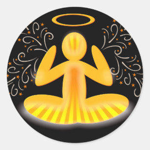 Meditatie halo stickers