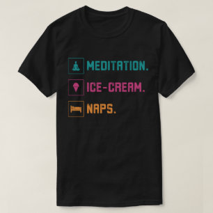Meditatie, Ijs, Duttjes T-shirt