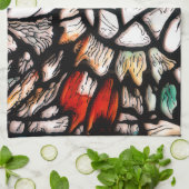 Meditatie in kleuren. theedoek (Gevouwen)