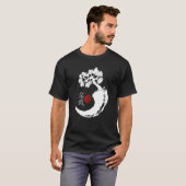 Meditatie Japans Bonsai T-shirt Yin Yang Buddhist (Voorkant volledig)