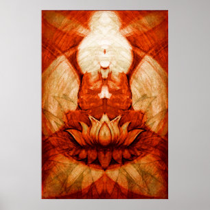 Meditatie.Lotus4 Poster