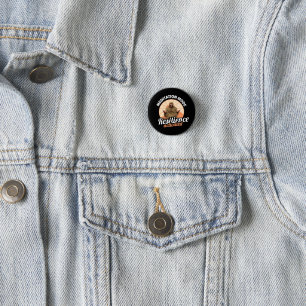 Meditatie Modus Bigfoot Weerbaarheid Geactiveerd Ronde Button 3,2 Cm