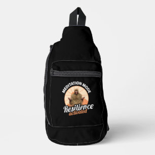Meditatie Modus Bigfoot Weerbaarheid Geactiveerd Sling Bag