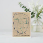 Meditatie over vergankelijkheid. briefkaart (Staand voorkant)