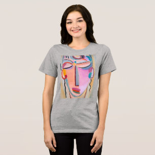 meditatie sereniteit T-shirt: Vind innerlijke rus Tri-Blend Shirt
