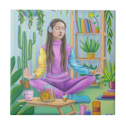 Meditatie Tegeltje (Voorkant)