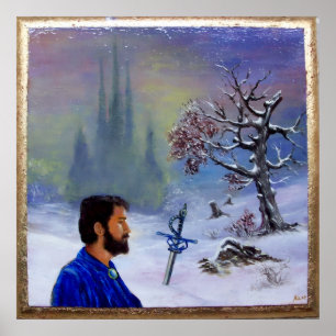 MEDITATIE VAN EEN RIDDER POSTER