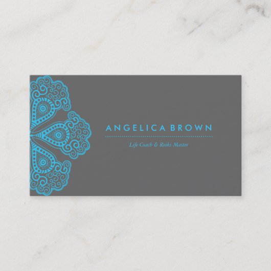 Meditatie Visitekaartje voor docent en levenscoach (Voorkant)