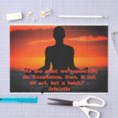 Meditatie-weefselpapier Tissuepapier (Craft)