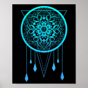 Meditatie, Yoga Kleding, Namaste Geometrie Chakra Poster