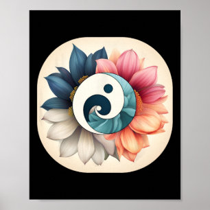 Meditatie Yoga Tai Chi Qi Gong Za Zen Yin Yang Lo Poster