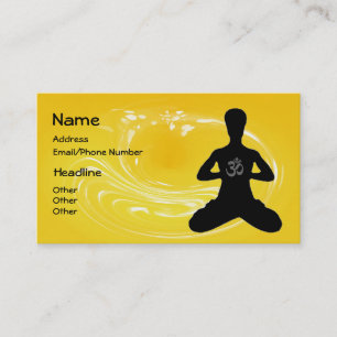 Meditatie - Yoga-Visitekaartjes Visitekaartje