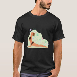 meditatie yoga zen spiritueel boeddhisme meisje t-shirt
